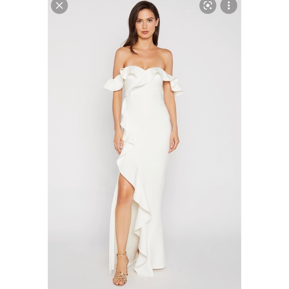 White Likely Miller Gown